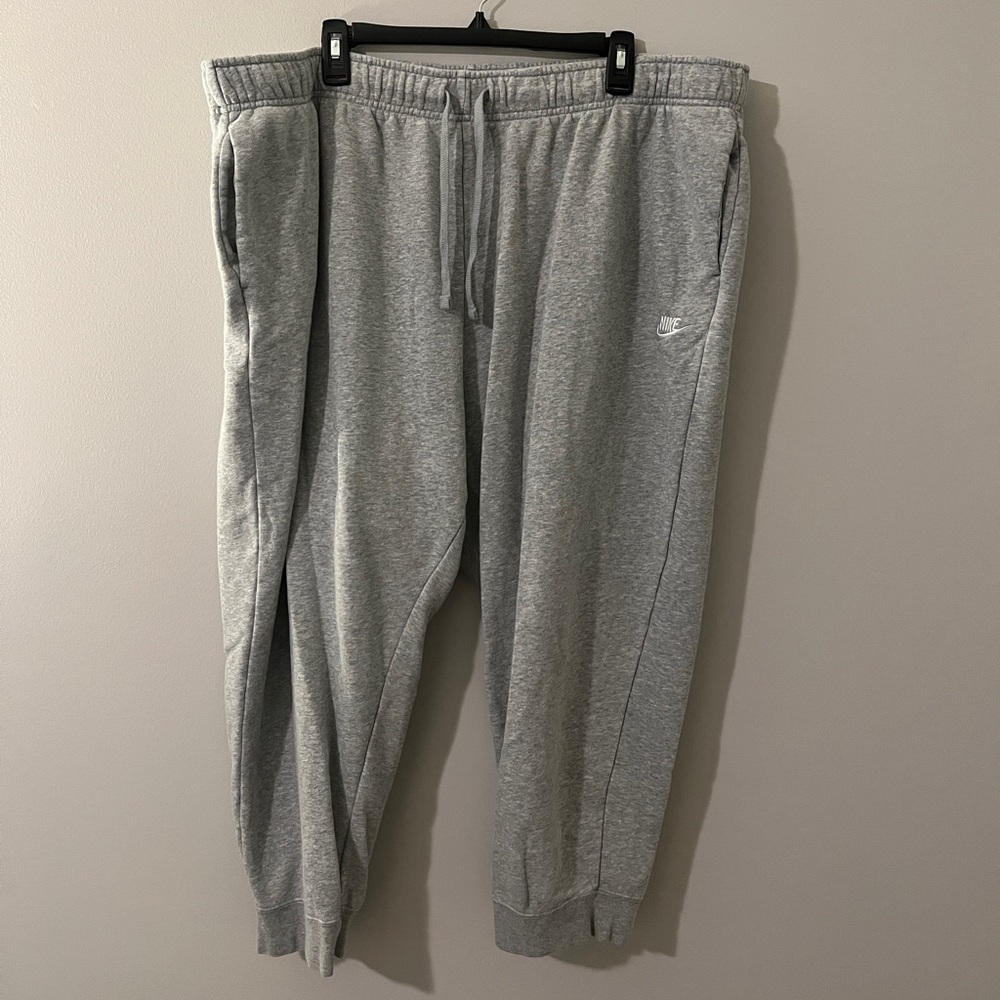 Nike Heather Gray Sportswear Club Fleece 3x